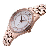 Buy Shop Michael Kors Lauryn Mother of Pearl Dial Rose Gold Steel Strap Watch for Women - MK3716 USA Online