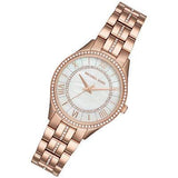 Buy Shop Michael Kors Lauryn Mother of Pearl Dial Rose Gold Steel Strap Watch for Women - MK3716 USA Online