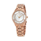 Buy Shop Michael Kors Lauryn Mother of Pearl Dial Rose Gold Steel Strap Watch for Women - MK3716 USA Online