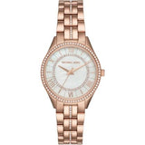 Buy Shop Michael Kors Lauryn Mother of Pearl Dial Rose Gold Steel Strap Watch for Women - MK3716 USA Online
