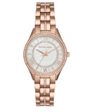 Buy Shop Michael Kors Lauryn Mother of Pearl Dial Rose Gold Steel Strap Watch for Women - MK3716 USA Online