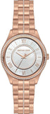 Buy Shop Michael Kors Lauryn Mother of Pearl Dial Rose Gold Steel Strap Watch for Women - MK3716 USA Online
