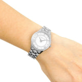 Buy Shop Michael Kors Lauryn Mother of Pearl Dial Silver Steel Strap Watch for Women - MK3900 USA Online