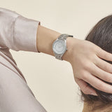 Buy Shop Michael Kors Lauryn Mother of Pearl Dial Silver Steel Strap Watch for Women - MK3900 USA Online