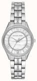 Buy Shop Michael Kors Lauryn Mother of Pearl Dial Silver Steel Strap Watch for Women - MK3900 USA Online