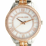Buy Shop Michael Kors Lauryn Mother of Pearl Dial Two Tone Steel Strap Watch For Women - MK3979 USA Online