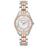 Buy Shop Michael Kors Lauryn Mother of Pearl Dial Two Tone Steel Strap Watch For Women - MK3979 USA Online