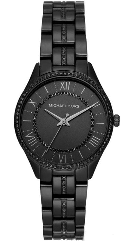 Buy Shop Michael Kors Lauryn Quartz Black Dial Black Steel Strap Watch For Women - MK4337 USA Online