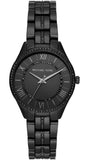 Buy Shop Michael Kors Lauryn Quartz Black Dial Black Steel Strap Watch For Women - MK4337 USA Online