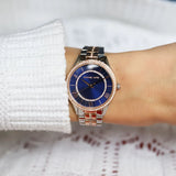 Buy Shop Michael Kors Lauryn Quartz Blue Dial Two Tone Steel Strap Watch For Women - MK3929 USA Online
