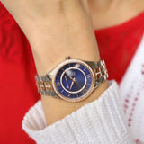 Buy Shop Michael Kors Lauryn Quartz Blue Dial Two Tone Steel Strap Watch For Women - MK3929 USA Online