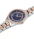 Buy Shop Michael Kors Lauryn Quartz Blue Dial Two Tone Steel Strap Watch For Women - MK3929 USA Online