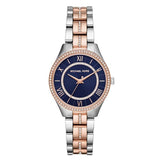 Buy Shop Michael Kors Lauryn Quartz Blue Dial Two Tone Steel Strap Watch For Women - MK3929 USA Online