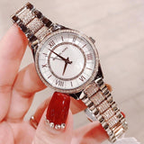 Buy Shop Michael Kors Lauryn Quartz Mother of Pearl White Dial Two Tone Steel Strap Watch For Women - MK4366 USA Online