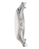 Buy Shop Michael Kors Lauryn Quartz Mother of Pearl White Dial Two Tone Steel Strap Watch For Women - MK4366 USA Online