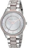 Buy Shop Michael Kors Lauryn Quartz Mother of Pearl White Dial Two Tone Steel Strap Watch For Women - MK4366 USA Online