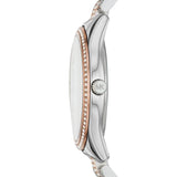 Buy Shop Michael Kors Lauryn Quartz White Dial Two Tone Steel Strap Watch For Women - MK4388 USA Online