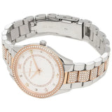 Buy Shop Michael Kors Lauryn Quartz White Dial Two Tone Steel Strap Watch For Women - MK4388 USA Online