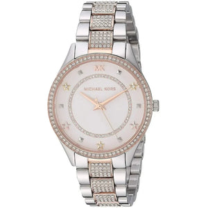 Buy Shop Michael Kors Lauryn Quartz White Dial Two Tone Steel Strap Watch For Women - MK4388 USA Online