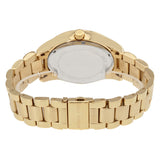 Buy Shop Michael Kors Layton Pave Blue Dial Gold Steel Strap Watch for Women - MK6243 USA Online