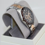 Buy Shop Michael Kors Layton Chronograph Black Dial Two Tone Steel Strap Watch For Men - MK8913 USA Online