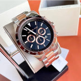 Buy Shop Michael Kors Layton Chronograph Black Dial Two Tone Steel Strap Watch For Men - MK8913 USA Online