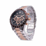 Buy Shop Michael Kors Layton Chronograph Black Dial Two Tone Steel Strap Watch For Men - MK8913 USA Online