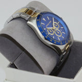 Buy Shop Michael Kors Layton Chronograph Blue Dial Two Tone Steel Strap Watch For Men - MK8825 USA Online