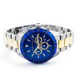 Buy Shop Michael Kors Layton Chronograph Blue Dial Two Tone Steel Strap Watch For Men - MK8825 USA Online