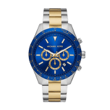 Buy Shop Michael Kors Layton Chronograph Blue Dial Two Tone Steel Strap Watch For Men - MK8825 USA Online