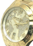 Buy Shop Michael Kors Layton Chronograph Gold Dial Gold Steel Strap Watch for Women - MK5959 USA Online