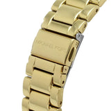 Buy Shop Michael Kors Layton Chronograph Gold Dial Gold Steel Strap Watch For Women - MK6977 USA Online