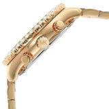 Buy Shop Michael Kors Layton Chronograph Gold Dial Gold Steel Strap Watch For Women - MK6977 USA Online