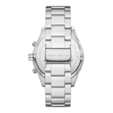 Buy Shop Michael Kors Layton Chronograph Green Dial Silver Steel Strap Watch For Men - MK8912 USA Online