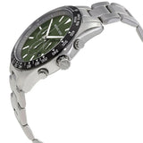 Buy Shop Michael Kors Layton Chronograph Green Dial Silver Steel Strap Watch For Men - MK8912 USA Online