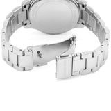 Buy Shop Michael Kors Layton Chronograph Mother of Pearl Blue Dial Silver Steel Strap Watch For Women - MK6847 USA Online