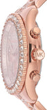 Buy Shop Michael Kors Layton Chronograph Rose Gold Dial Rose Gold Steel Strap Watch For Women - MK7285 USA Online