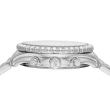 Buy Shop Michael Kors Layton Chronograph Silver Dial Silver Steel Strap Watch For Women - MK6976 USA Online