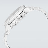 Buy Shop Michael Kors Layton Chronograph Silver Dial Silver Steel Strap Watch For Women - MK6976 USA Online