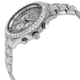 Buy Shop Michael Kors Layton Chronograph Silver Dial Silver Steel Strap Watch For Women - MK6976 USA Online