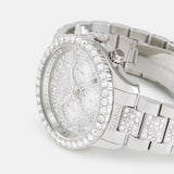 Buy Shop Michael Kors Layton Chronograph Silver Dial Silver Steel Strap Watch For Women - MK6976 USA Online