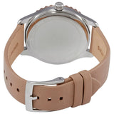 Buy Shop Michael Kors Layton Mother of Pearl White Dial Brown Leather Strap Watch For Women - MK2910 USA Online