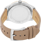 Buy Shop Michael Kors Layton Mother of Pearl White Dial Brown Leather Strap Watch For Women - MK2910 USA Online