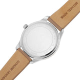 Buy Shop Michael Kors Layton Mother of Pearl White Dial Brown Leather Strap Watch For Women - MK2910 USA Online
