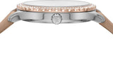 Buy Shop Michael Kors Layton Mother of Pearl White Dial Brown Leather Strap Watch For Women - MK2910 USA Online