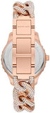 Buy Shop Michael Kors Layton Multifunction Crystals Rose Gold Dial Rose Gold Steel Strap Watch for Women - MK4654 USA Online