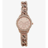 Buy Shop Michael Kors Layton Multifunction Crystals Rose Gold Dial Rose Gold Steel Strap Watch for Women - MK4654 USA Online