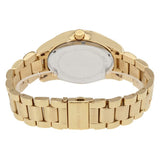 Buy Shop Michael Kors Layton Pave Blue Dial Gold Steel Strap Watch for Women - MK6243 USA Online