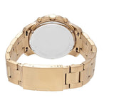 Buy Shop Michael Kors Layton Pave Blue Dial Gold Steel Strap Watch for Women - MK6243 USA Online