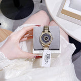 Buy Shop Michael Kors Layton Quartz Black Dial Gold Steel Strap Watch For Women - MK6892 USA Online